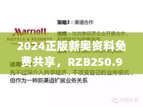 2024正版新奥资料免费共享，RZB250.95评估解读及创新版剖析