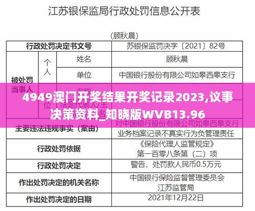 4949澳门开奖结果开奖记录2023,议事决策资料_知晓版WVB13.96