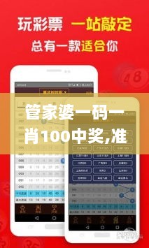 管家婆一码一肖100中奖,准确资料解释落实_nShop4.272