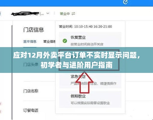 应对外卖平台订单不实时显示问题，初学者与进阶用户指南详解