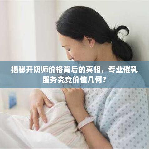 揭秘开奶师价格背后的真相，专业催乳服务究竟价值几何？