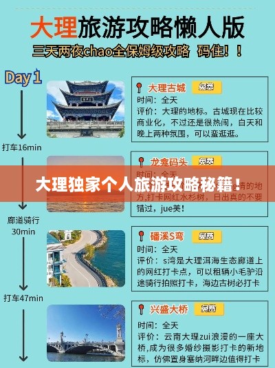 大理独家个人旅游攻略秘籍！