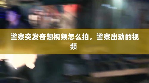 警察突发奇想视频怎么拍，警察出动的视频 