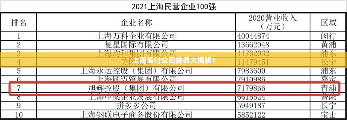 上海首付公司排名大揭秘！