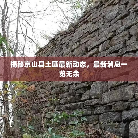 揭秘京山县土匪最新动态，最新消息一览无余