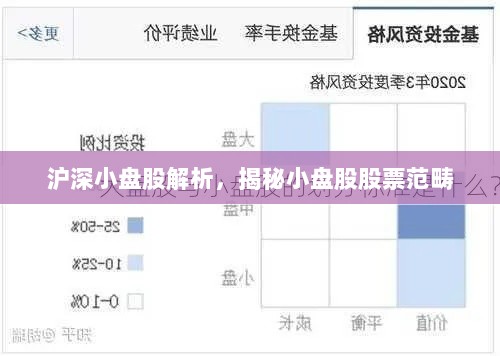 沪深小盘股解析，揭秘小盘股股票范畴