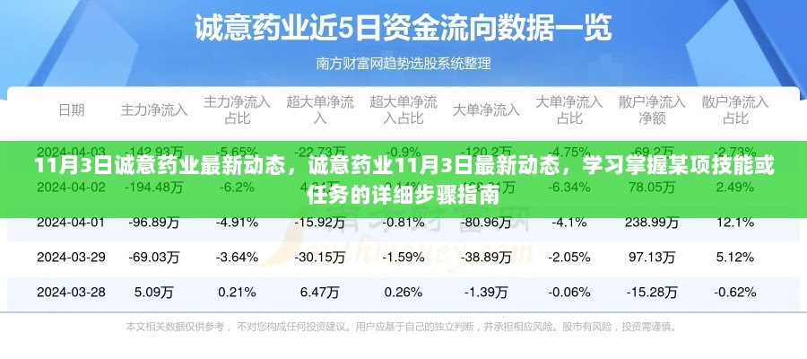 诚意药业11月3日最新动态及某项技能/任务掌握指南