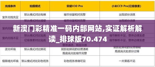 新澳门彩精准一码内部网站,实证解析解读_排球版70.474