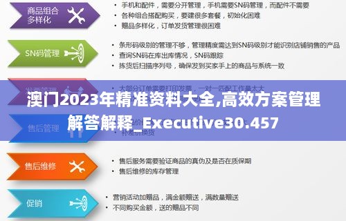 澳门2023年精准资料大全,高效方案管理解答解释_Executive30.457