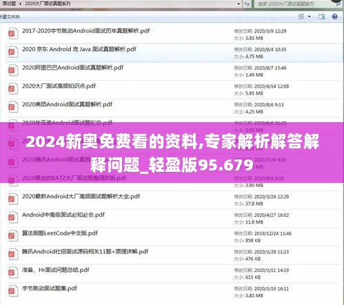 2024新奥免费看的资料,专家解析解答解释问题_轻盈版95.679