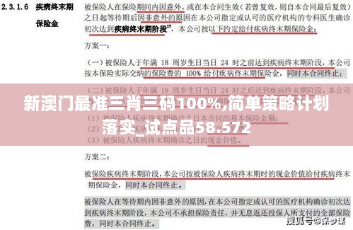 新澳门最准三肖三码100%,简单策略计划落实_试点品58.572