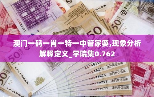 澳门一码一肖一特一中管家婆,现象分析解释定义_学院集0.762