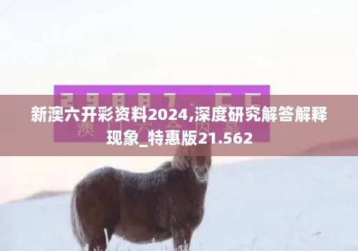 新澳六开彩资料2024,深度研究解答解释现象_特惠版21.562