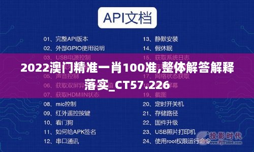 2022澳门精准一肖100准,整体解答解释落实_CT57.226