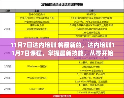 达内培训11月7日，掌握最新XX技术，从零开始学习最新课程