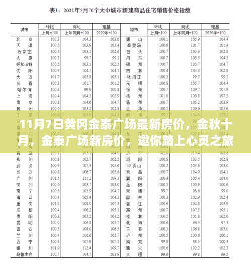 金泰广场11月7日最新房价揭秘，金秋十月心灵之旅等你启程