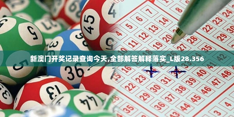 新澳门开奖记录查询今天,全部解答解释落实_L版28.356