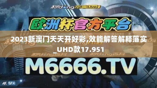 2023新澳门天天开好彩,效能解答解释落实_UHD款17.951