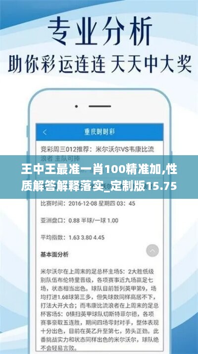 王中王最准一肖100精准加,性质解答解释落实_定制版15.755