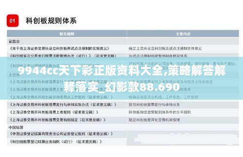 9944cc天下彩正版资料大全,策略解答解释落实_幻影款88.690