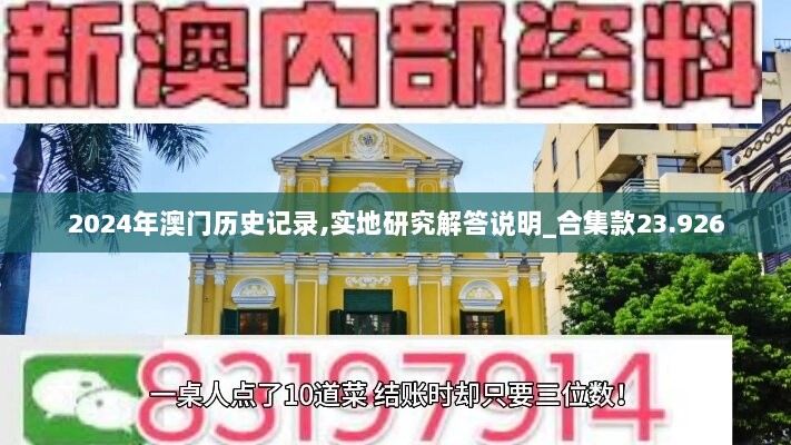 2024年澳门历史记录,实地研究解答说明_合集款23.926