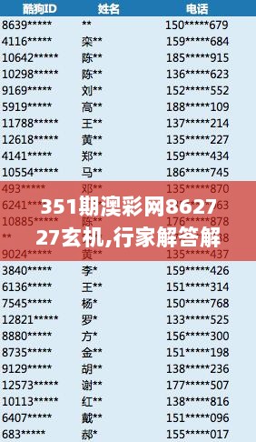 351期澳彩网862727玄机,行家解答解释落实_顶级款33.397