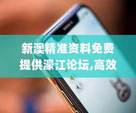 新澳精准资料免费提供濠江论坛,高效解答解释落实_iPhone83.870