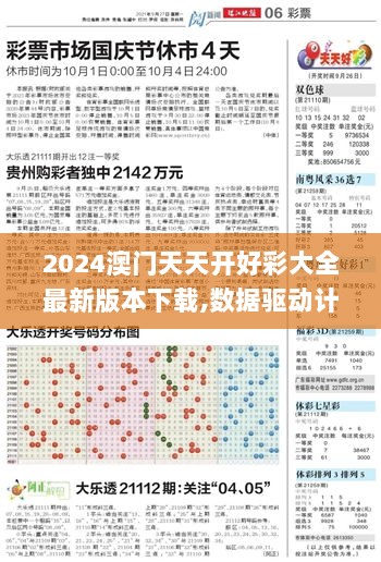 2024澳门天天开好彩大全最新版本下载,数据驱动计划解析_可控版54.471