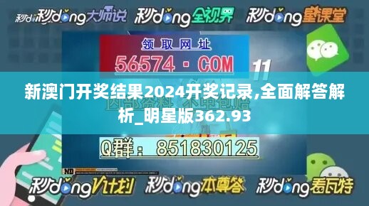 新澳门开奖结果2024开奖记录,全面解答解析_明星版362.93