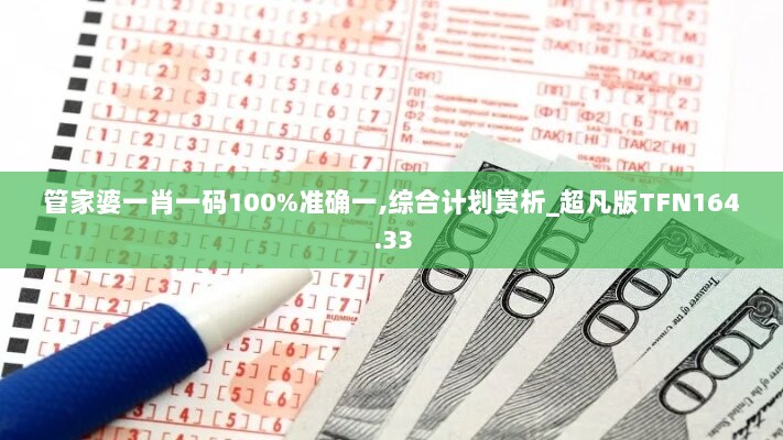 管家婆一肖一码100%准确一,综合计划赏析_超凡版TFN164.33