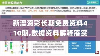 新澳资彩长期免费资料410期,数据资料解释落实_极速版ACM439.64