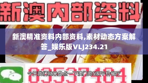 新澳精准资料内部资料,素材动态方案解答_娱乐版VLJ234.21