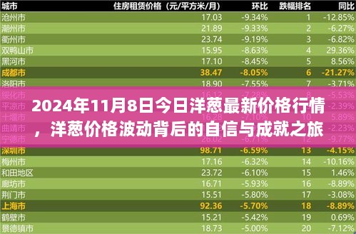 2024年11月8日洋葱价格行情，自信与成就之旅中的价格波动