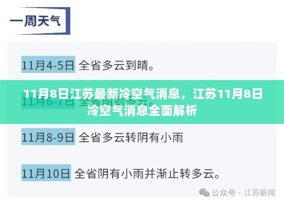 江苏11月8日冷空气最新消息全面解析