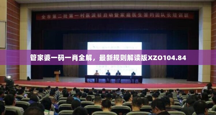 管家婆一码一肖全解，最新规则解读版XZO104.84