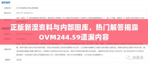 正版新澳资料与内部图库，热门解答揭露OVM244.59遗漏内容