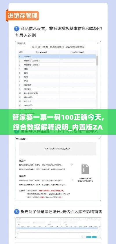 管家婆一票一码100正确今天,综合数据解释说明_内置版ZAX890.68