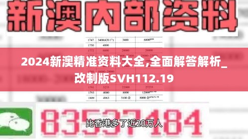 2024新澳精准资料大全,全面解答解析_改制版SVH112.19