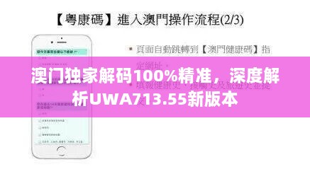 澳门独家解码100%精准，深度解析UWA713.55新版本