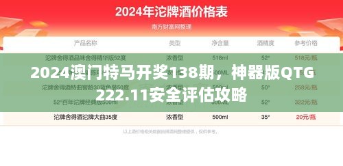 2024澳门特马开奖138期，神器版QTG222.11安全评估攻略