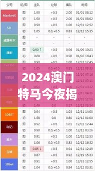 2024澳门特马今夜揭晓，热门解析定义版JBW108.52全新解读