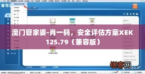 澳门管家婆-肖一码，安全评估方案XEK125.79（兼容版）