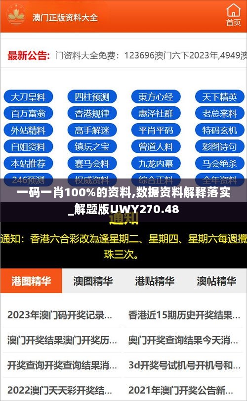 一码一肖100%的资料,数据资料解释落实_解题版UWY270.48