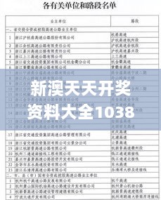 新澳天天开奖资料大全1038期,专业执行问题_传统版OXK919.6