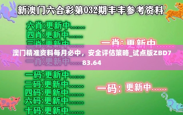 澳门精准资料每月必中，安全评估策略_试点版ZBD783.64