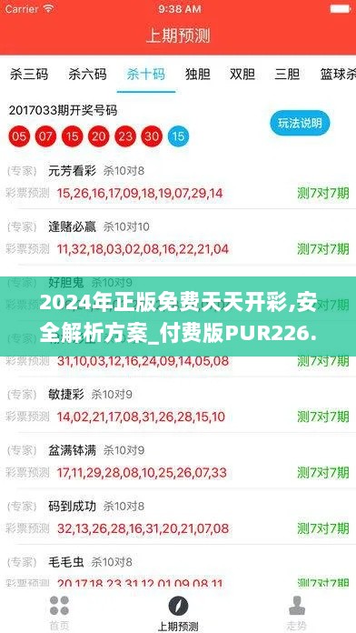 2024年正版免费天天开彩,安全解析方案_付费版PUR226.44