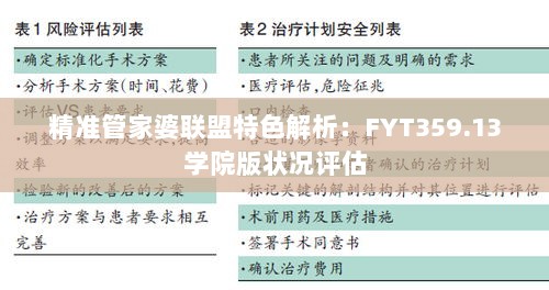 精准管家婆联盟特色解析：FYT359.13学院版状况评估