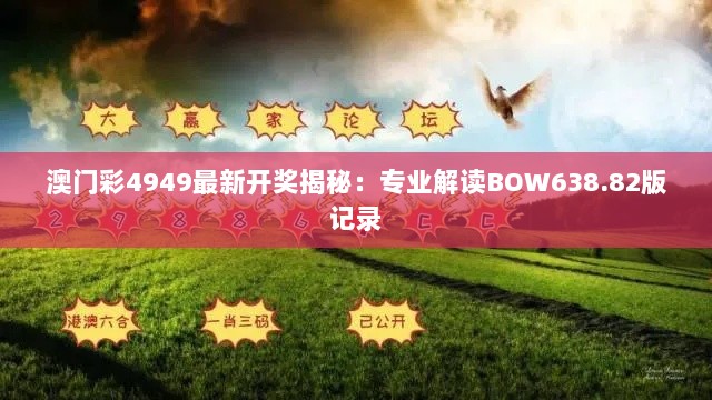 澳门彩4949最新开奖揭秘：专业解读BOW638.82版记录