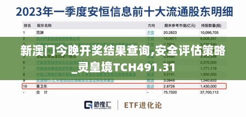 新澳门今晚开奖结果查询,安全评估策略_灵皇境TCH491.31