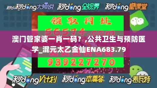 澳门管家婆一肖一码？,公共卫生与预防医学_混元太乙金仙ENA683.79